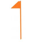 Fähnchenstange    
H: 105 cm 
Farbe: ORANGE