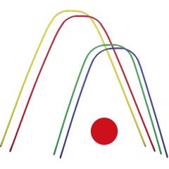 Torbogen Standard 
H: 1,60 m 
Farbe: ROT