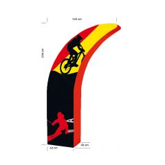 SET Torbogen "CROOK 250s"
Digitaldruck
H: 2,50 m